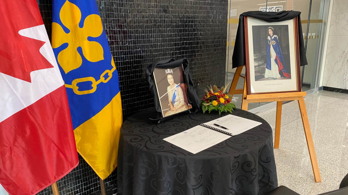 The public can now sign a book of condolences, set up in the main lobby of Hamilton's City Hall.