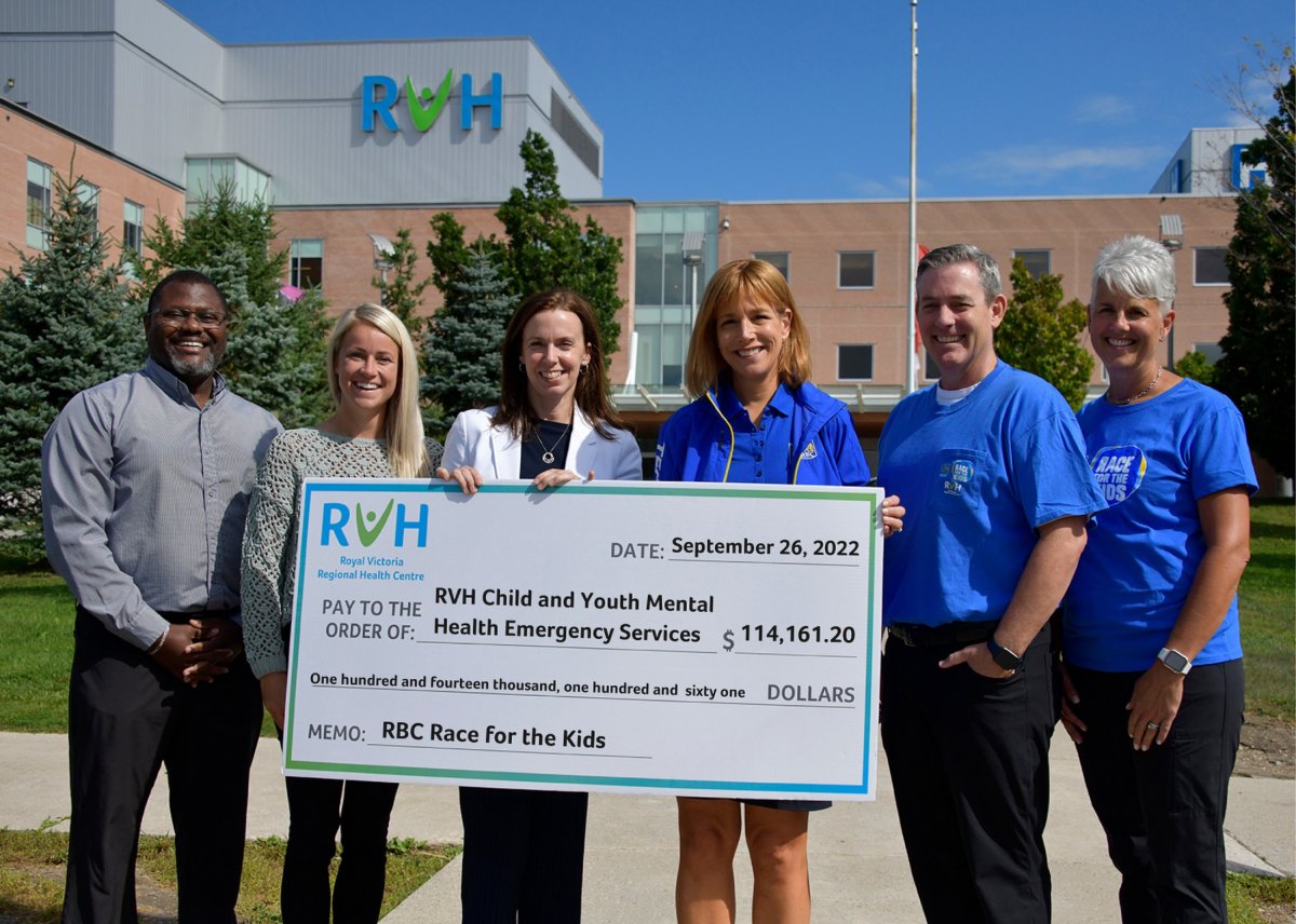 More than 600 people from across Simcoe-Muskoka walked, ran, biked or bladed 5km in the 2022 RBC Race for the Kids, raising an incredible $114,161 for youth mental health at RVH.

