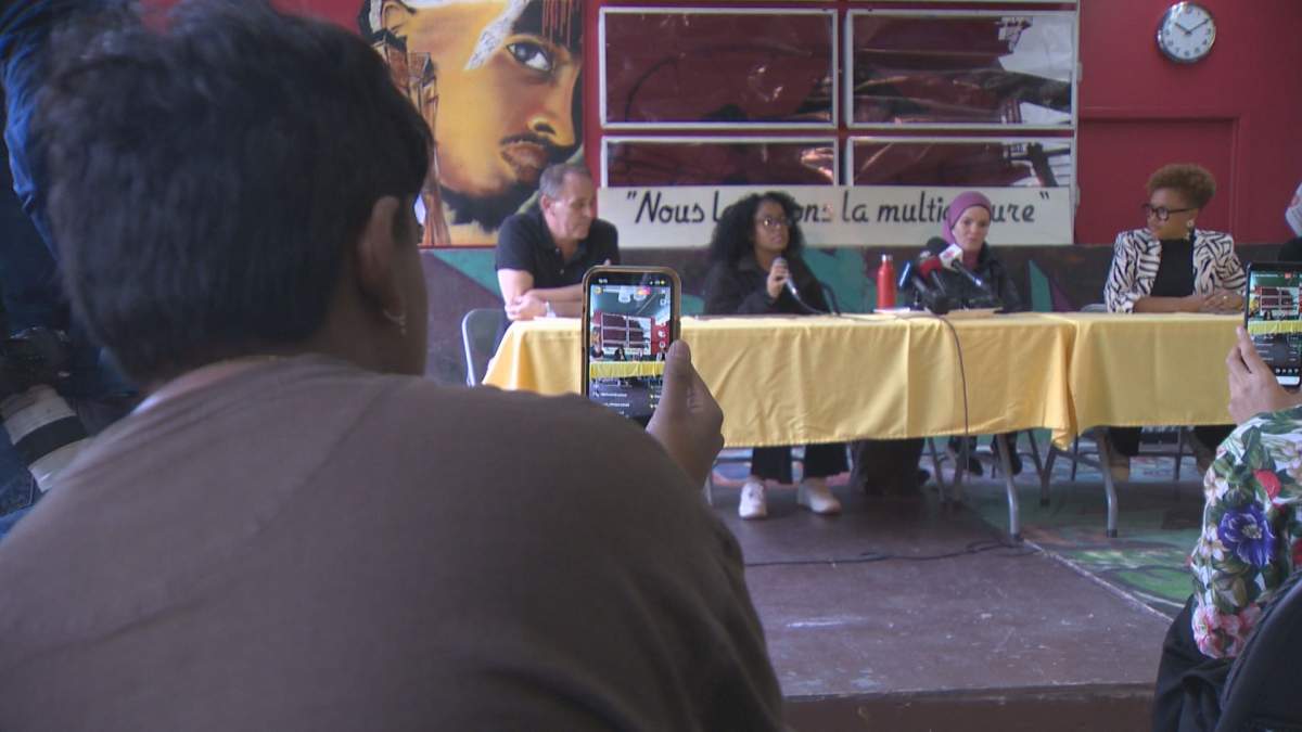 A coalition of organizations, parents and youth workers voice their concern with the city's newly announced police-in-school program.