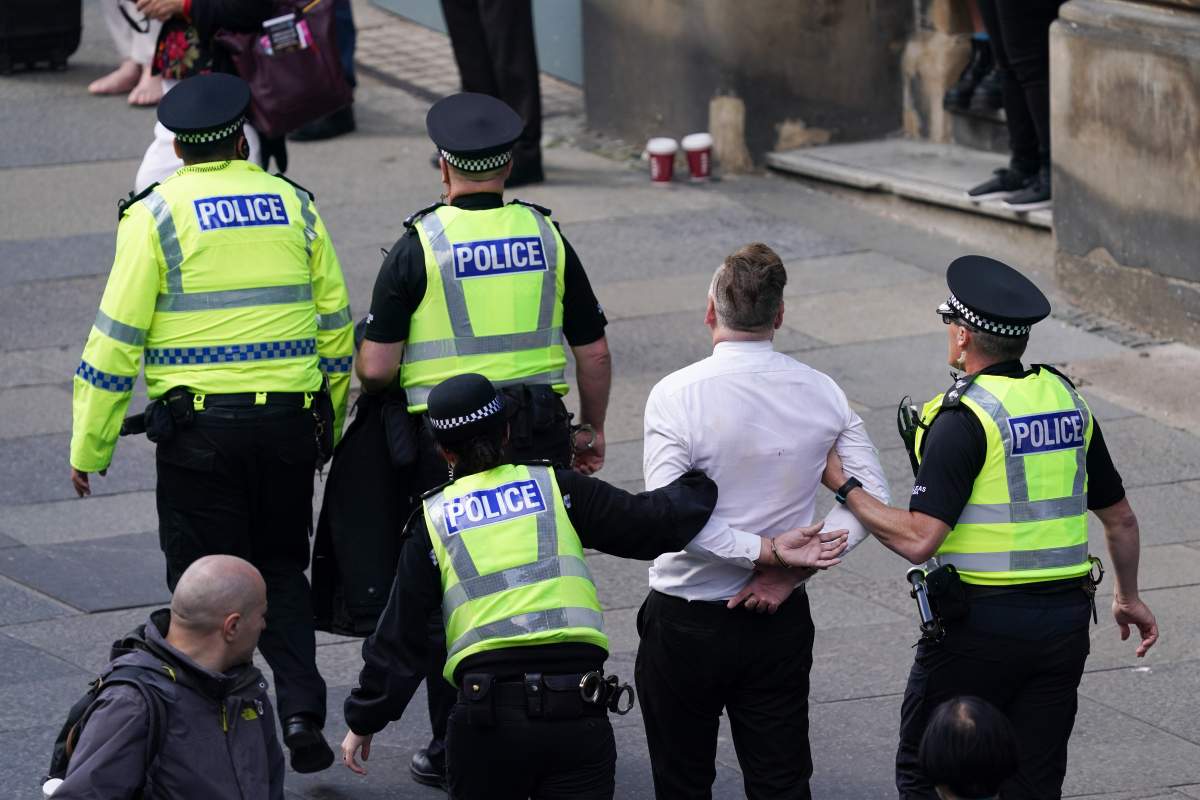 Queen Elizabeth funeral arrests