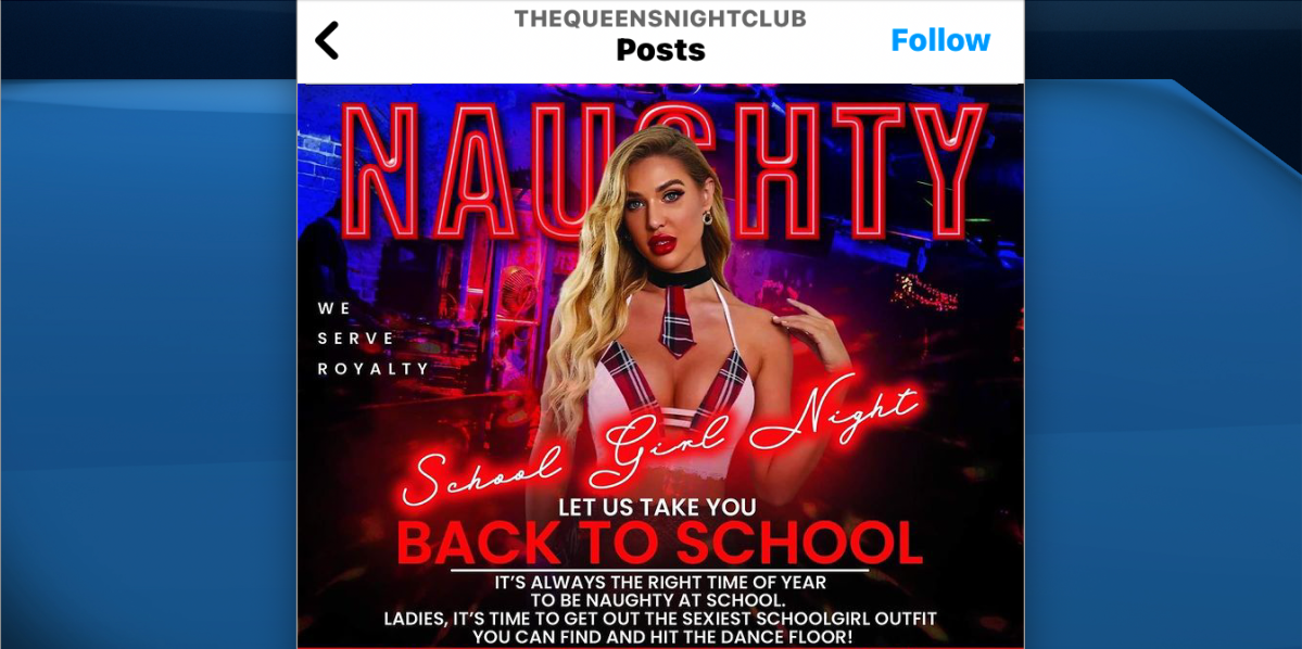 Barrie women's shelter criticizes local club's 'Naughty School Girl Night'  - Barrie 