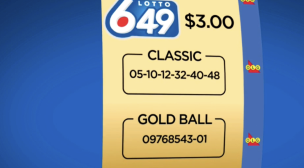 The Lotto 6/49 Gold Ball jackpot stands at $66 million.