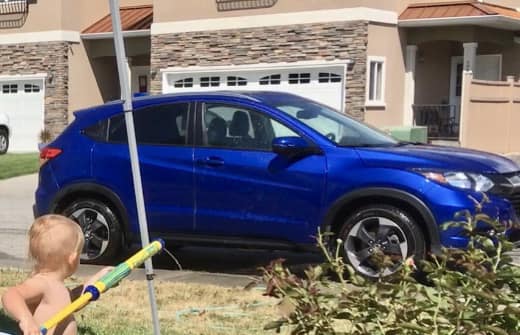 Pictured is the vehicle that was stolen and recovered shortly after thieves broke into a Penticton residence. 