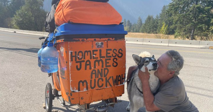 Ontario homeless man and dog arrive in Hedley, BC – Okanagan