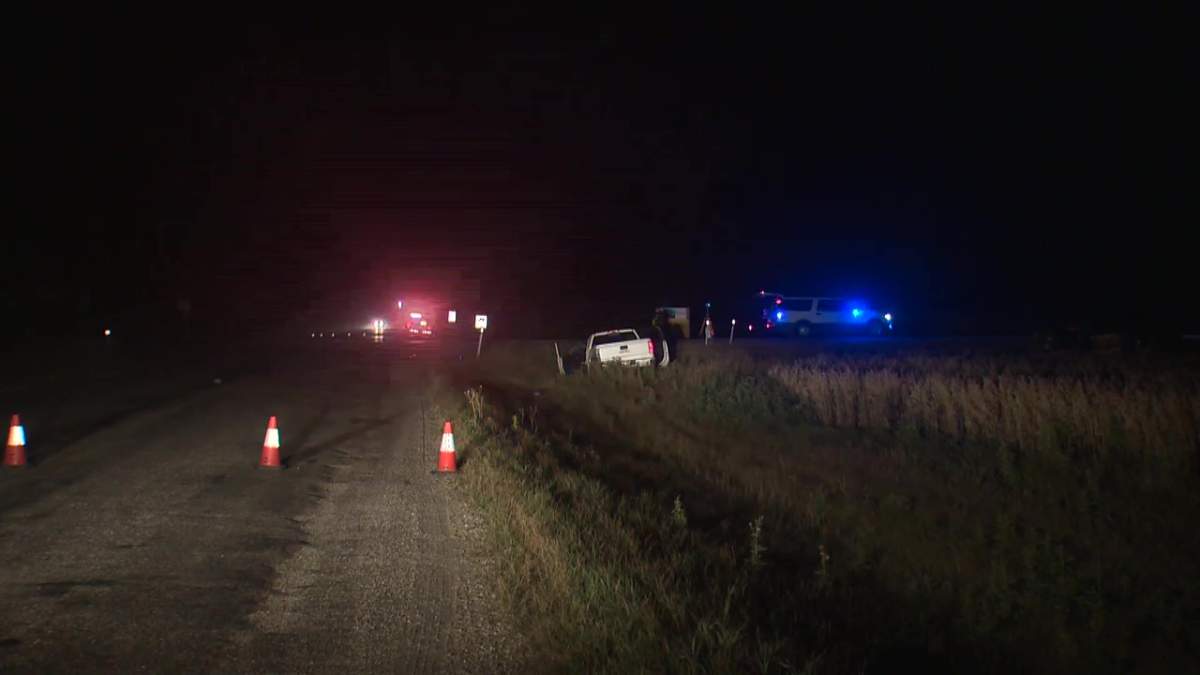 RCMP investigating a serious collision on Highway 627 at Range Road 12 on Sunday, Sept. 25, 2022.