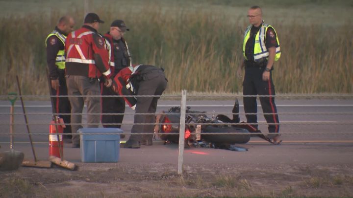 The Calgary Police Service is investigating a crash on Stoney Trail on Wednesday night that left one person dead.