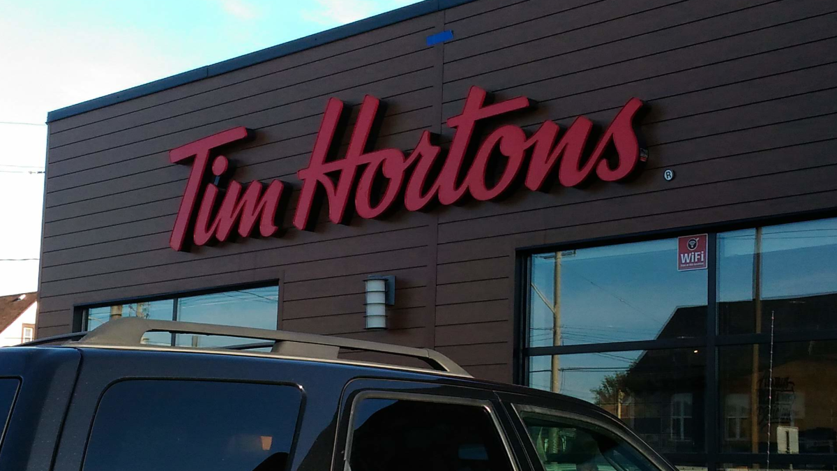 Police say officers removed a camera from a women's bathroom at a Tim Horton's in east Hamilton on Sept. 22, 2022. Investigators say the device had been recording for sometime.