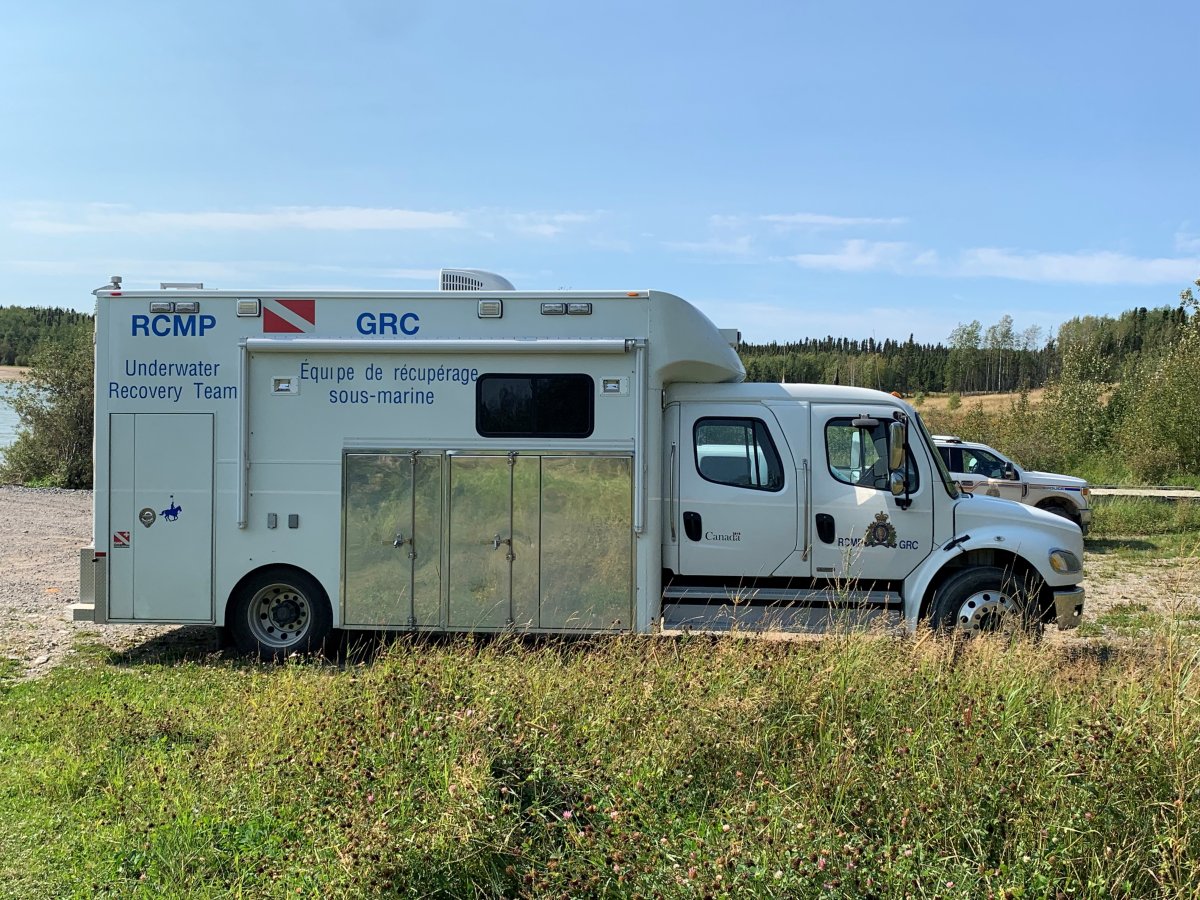 An underwater recovery team vehicle has been involved the search for Rico Cody Linklater, 22, who was initially reported missing on Oct. 23, 2021 from Nelson House, Man.