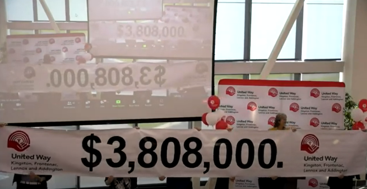 The United Way has set its fall fundraising goal at more than 3.8 million dollars.