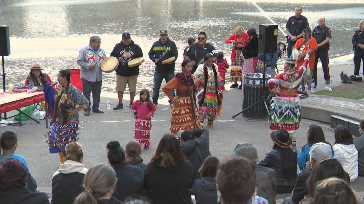 Calgarians host vigil for victims and families affected by James Smith Cree Nation stabbings