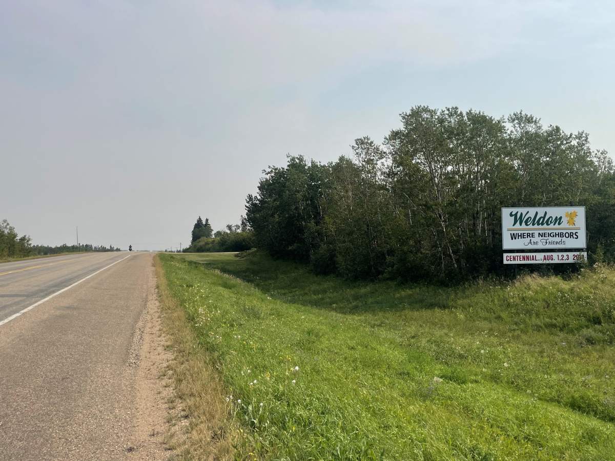 The community of Weldon, Saskatchewan