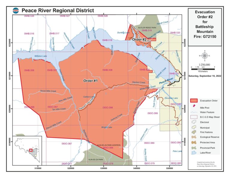 More Evacuation Orders Issued For Wildfire Near Hudson’s Hope, B.C ...