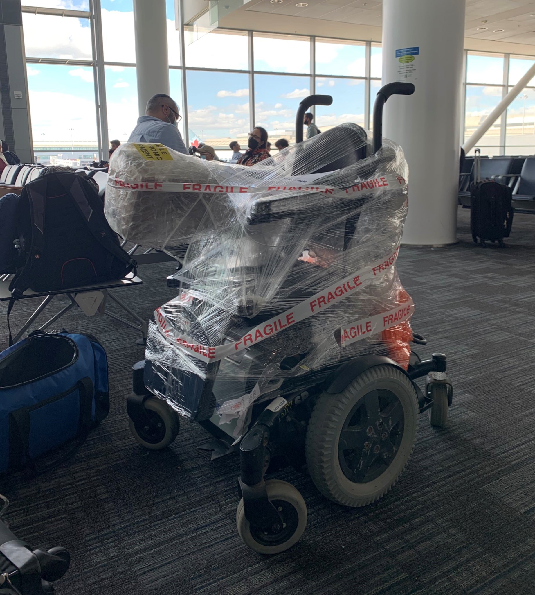 Airline broke cheap my stroller