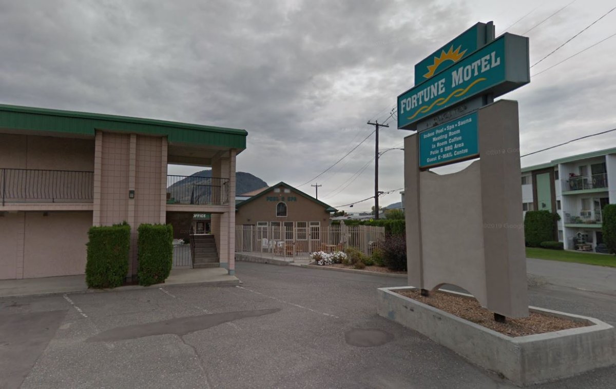 The former Fortune Motel in Kamloops is now a supportive housing facility.