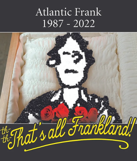 A photo depicting the cartoon figure who appeared on the magazine’s masthead lying in a coffin accompanied the announcement of the magazine ceasing publication.