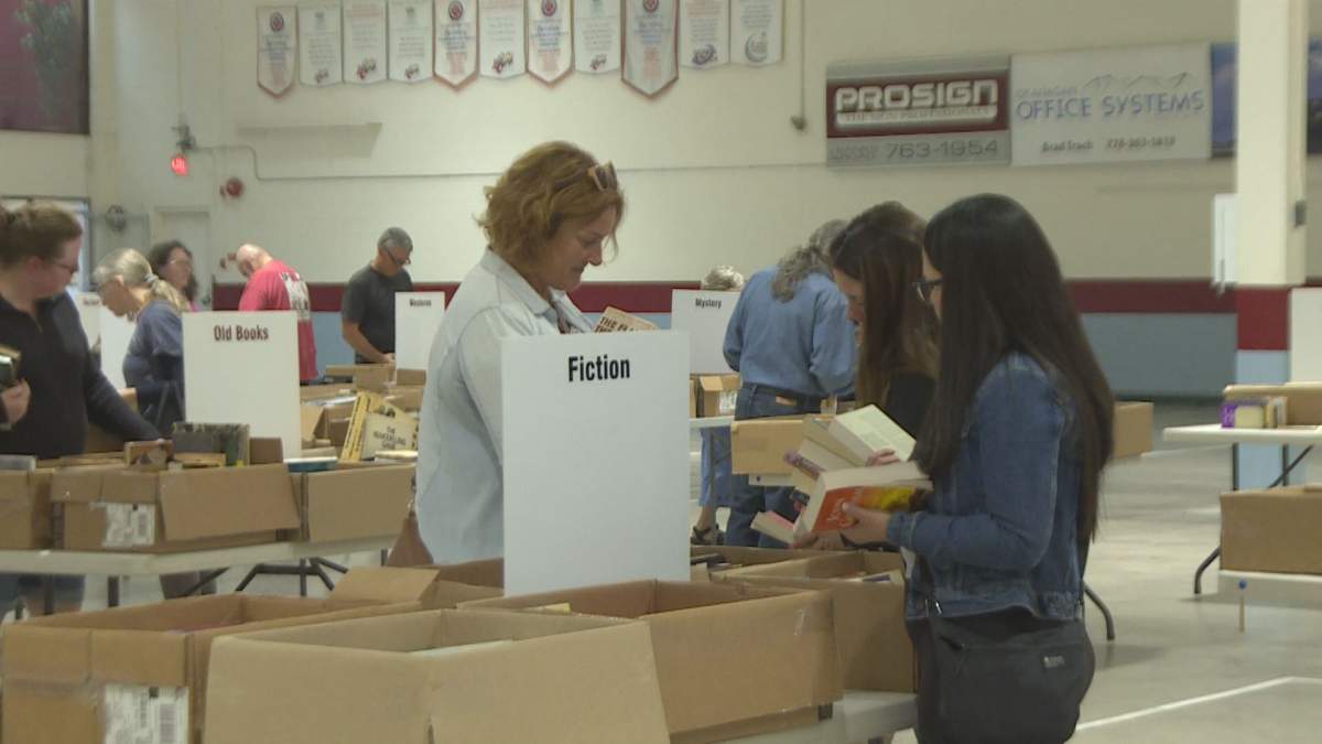 After taking a hiatus due to the pandemic, the Kelowna Friends of the Library book sale is back. 