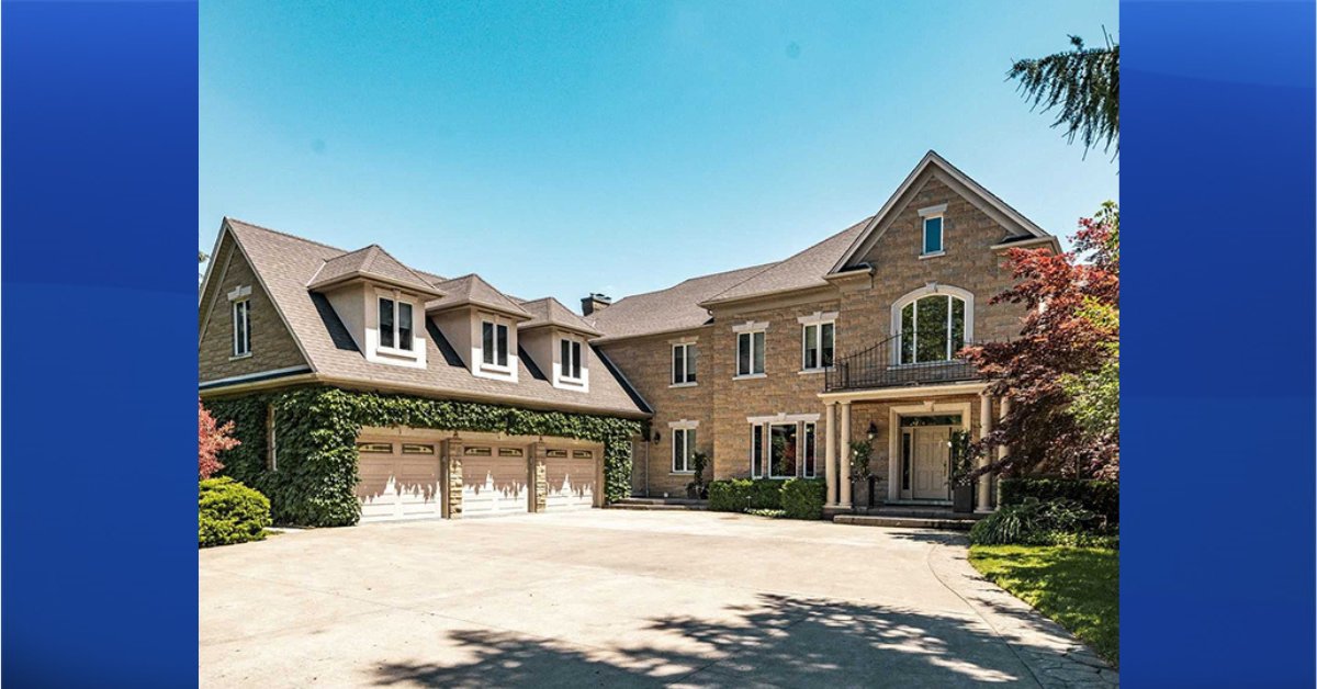 One of the homes seized by police as part of ALERT's Project Cobra shown at a news conference on Sept. 28, 2022.
