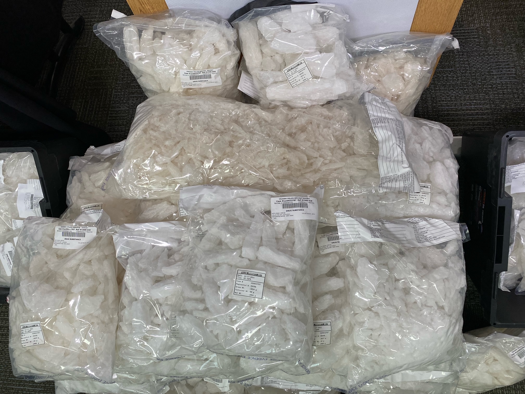 Roughly $55 million worth of meth and cocaine was confiscated as a result of a nearly three-year investigation dubbed Project Cobra by ALERT and other police agencies from across Canada and in the United States.