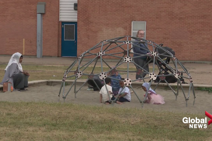 Kensington Elementary School fundraises for its 1st ever playground in north Edmonton