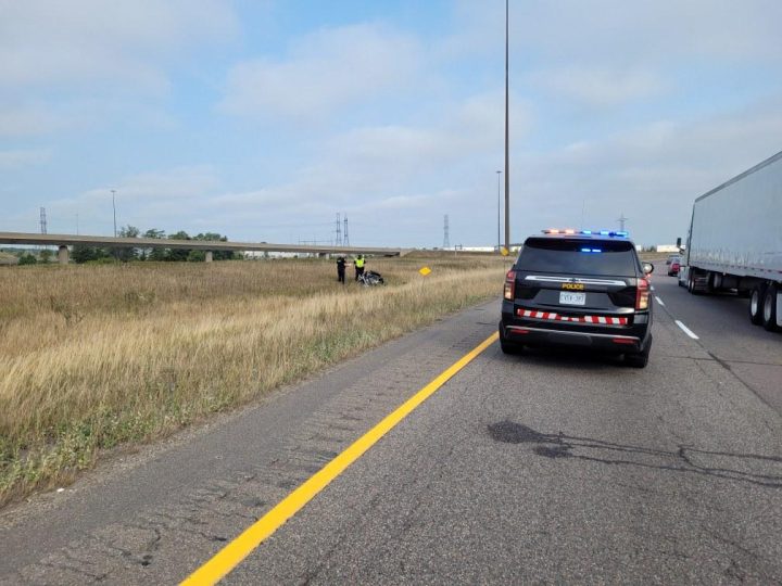 Motorcycle rider in serious condition following Highway 403 collision ...