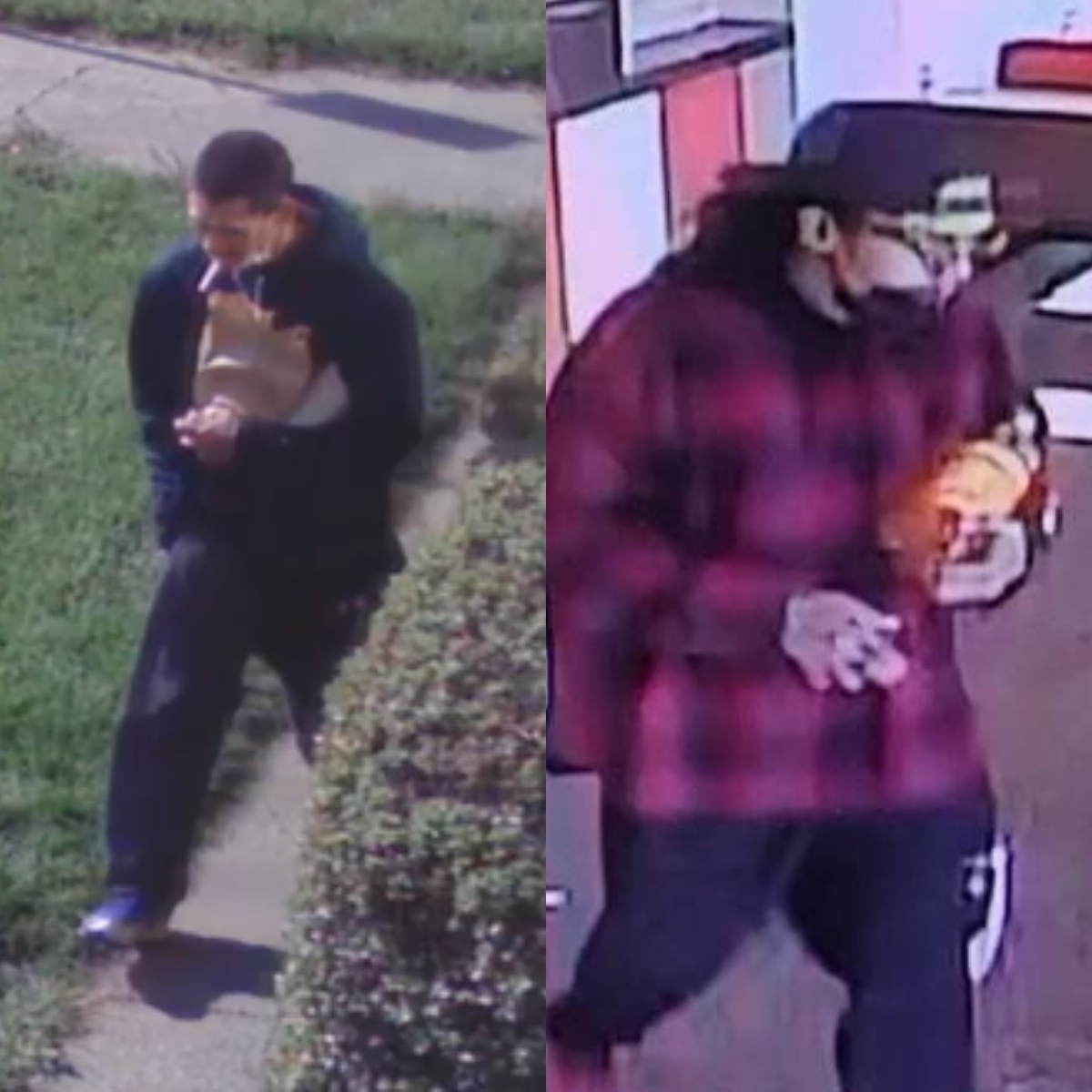 Police are looking to identify these two men.