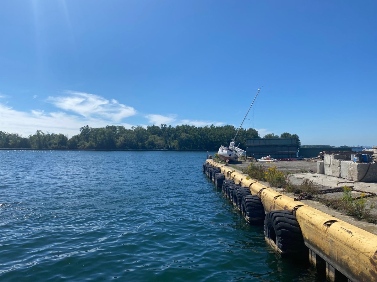 Toronto Island Bridge Location