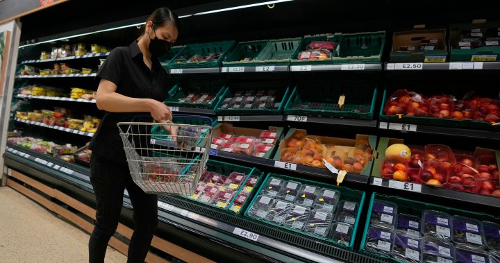 U.K. inflation cools for first time in close to a year