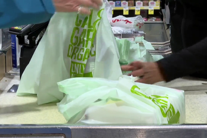 Calgary grocer seeks exemption to plastic ban for their compostable bags