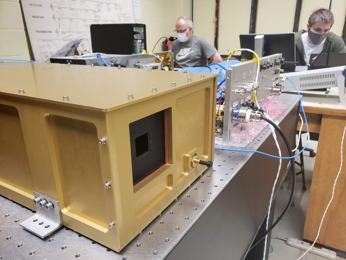 One of the instruments destined for space at USask.