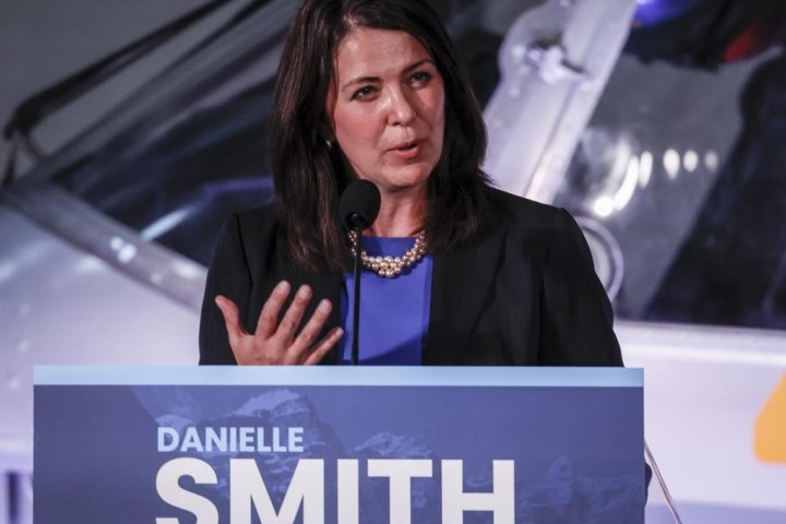 Alberta UCP leadership candidate Danielle Smith says if elected, she won’t call early election