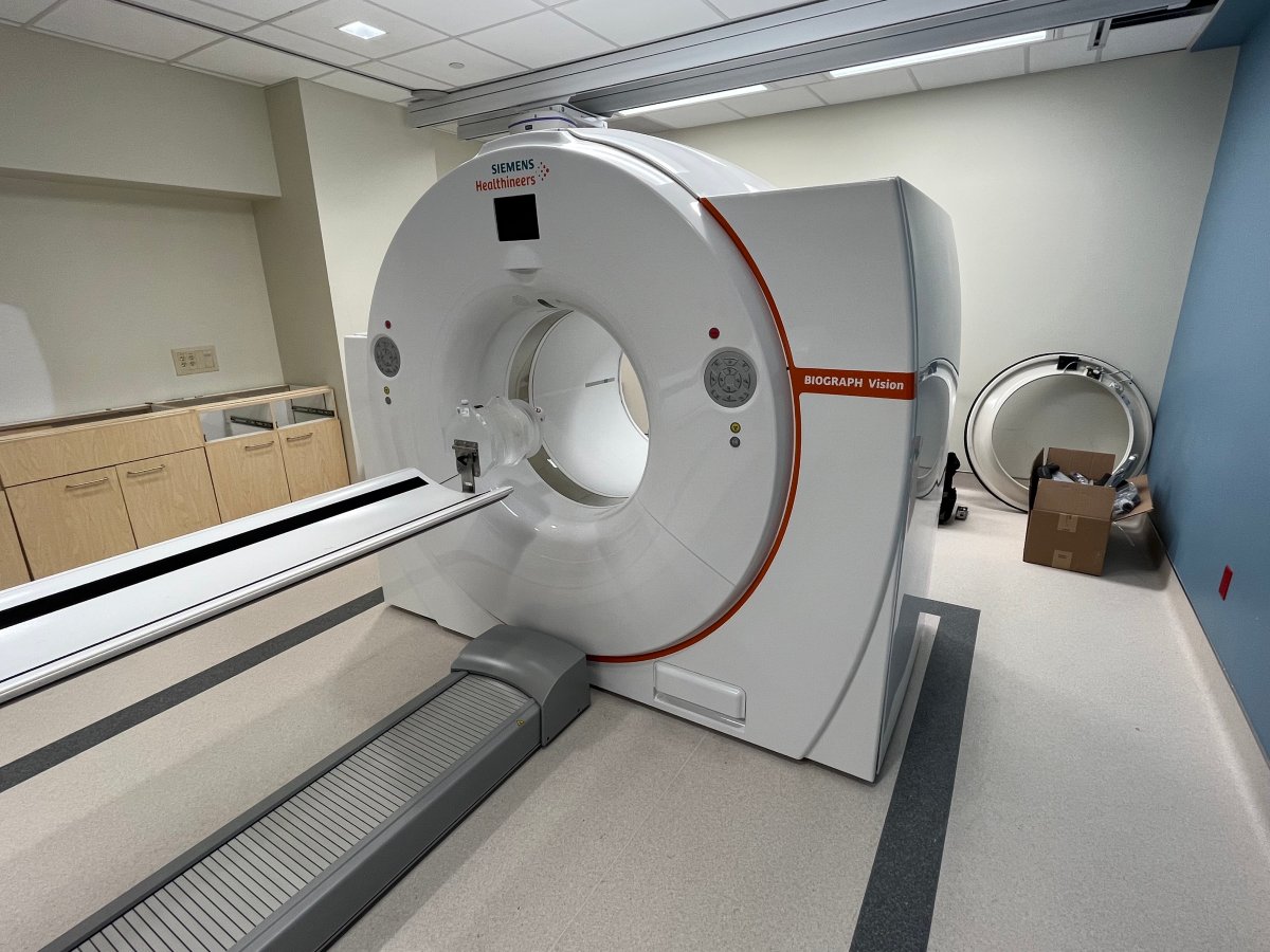 The new PET-CT scanner at London Health Sciences Centre.