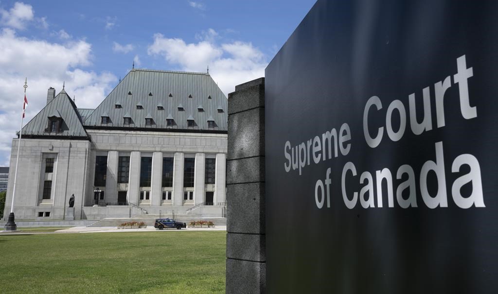 The Supreme Court of Canada is seen, Wednesday, August 10, 2022 in Ottawa.