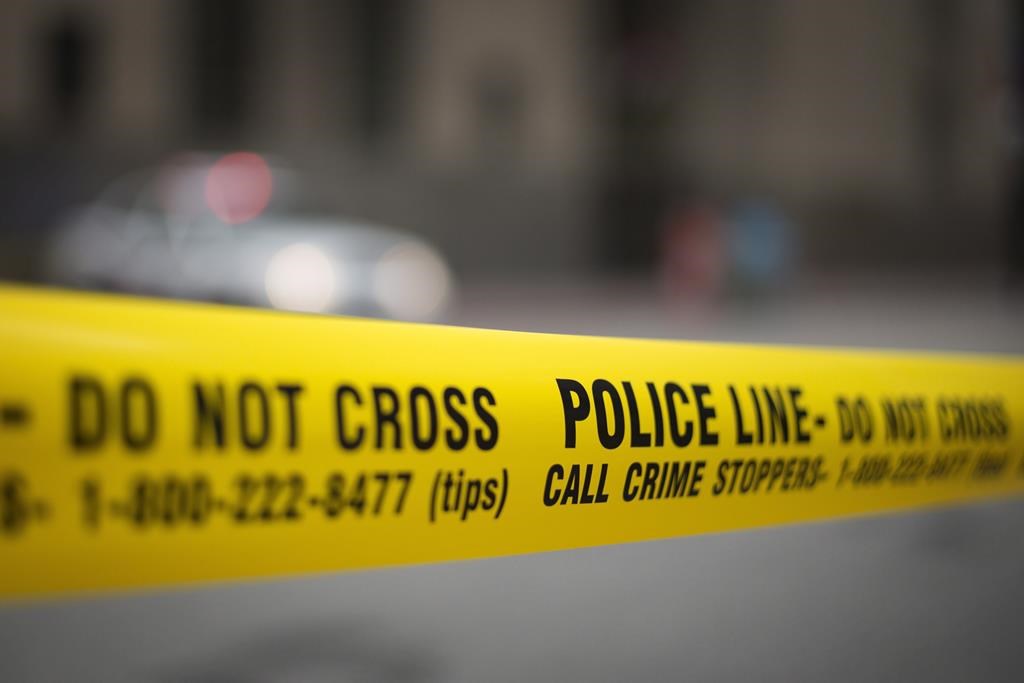 FILE. Police tape is shown in Toronto on May 2, 2017. 