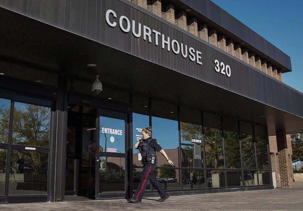 Four members of a Lethbridge high school football team charged with the sexual assault of a teammate earlier this month did not appear in person at their first court date on Wednesday.
