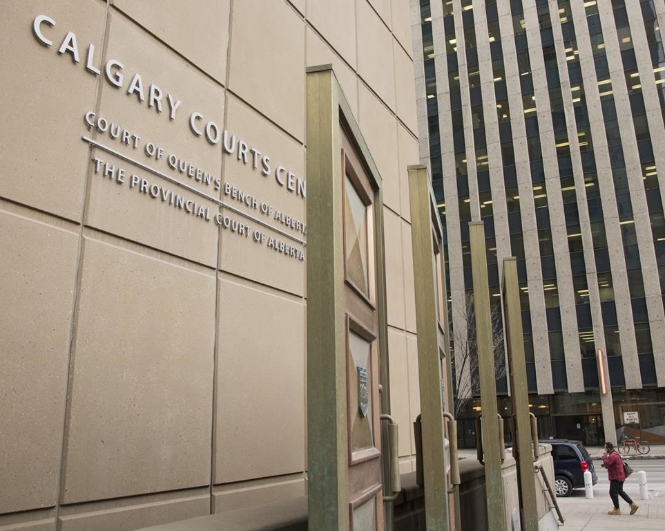 The Calgary Courts Centre on Monday, March 11, 2019. A Calgary father has pleaded not guilty to second-degree murder in the death of his infant son. THE CANADIAN PRESS/Jeff McIntosh.
