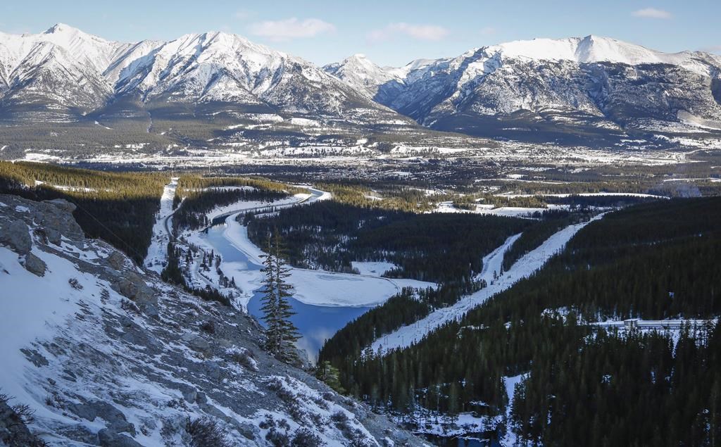 The mountain town of Canmore, Alta., is seen on Tuesday, Jan. 19, 2016. 