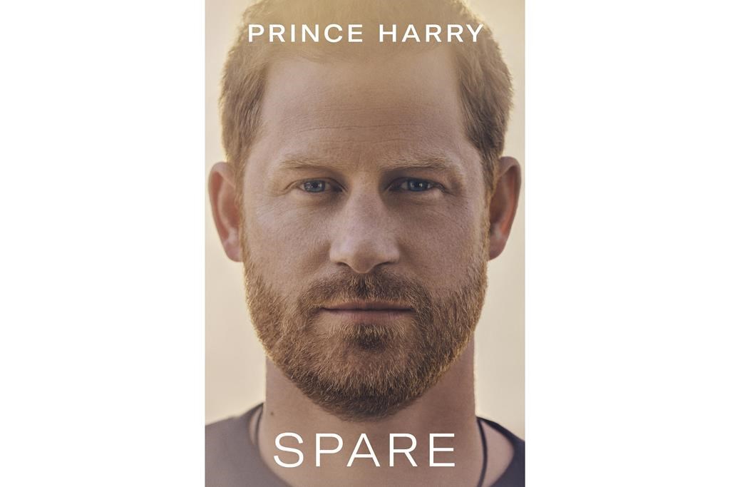 This image provided by the Random House Group shows the cover of "Spare," Prince Harry's memoir. The book is an object of obsessive anticipation worldwide since first announced last year, is coming out Jan. 10.