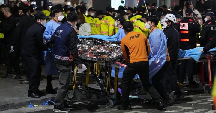 La Corée du Sud sous le choc après qu’au moins 150 personnes ont été tuées dans une bousculade à Halloween