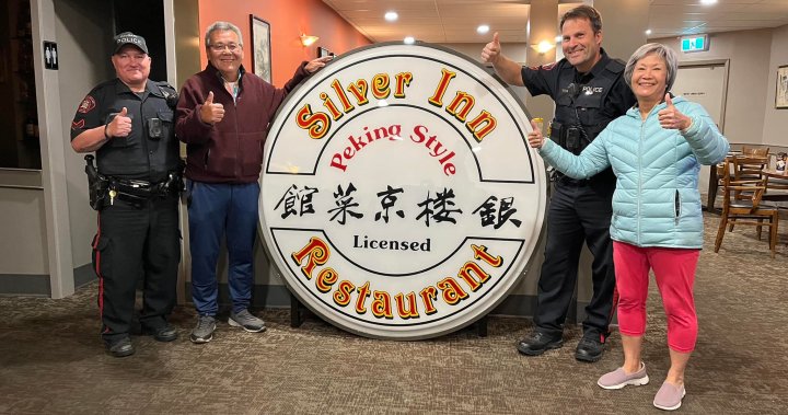 Silver Inn Restaurant sign recovered by Calgary police