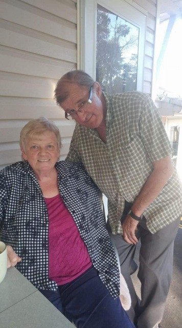 Shirley and Don Tripp, original owners of Millbourne Laundromat and organizers of annual Thanksgiving feast.