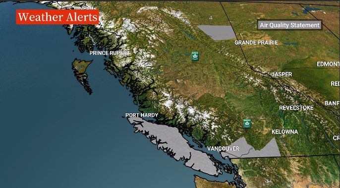 Special Air Quality Alert Issued For Parts Of Southern B.C., Peace ...