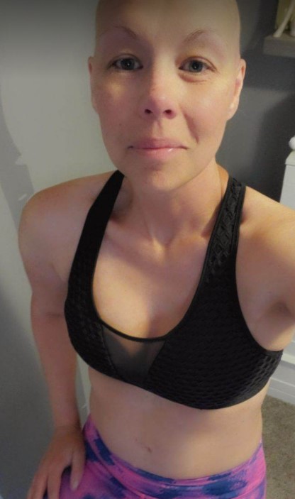 Brandi Cockerton was diagnosed with breast cancer at the age of 46 and chemotherapy treatments put her into early menopause.