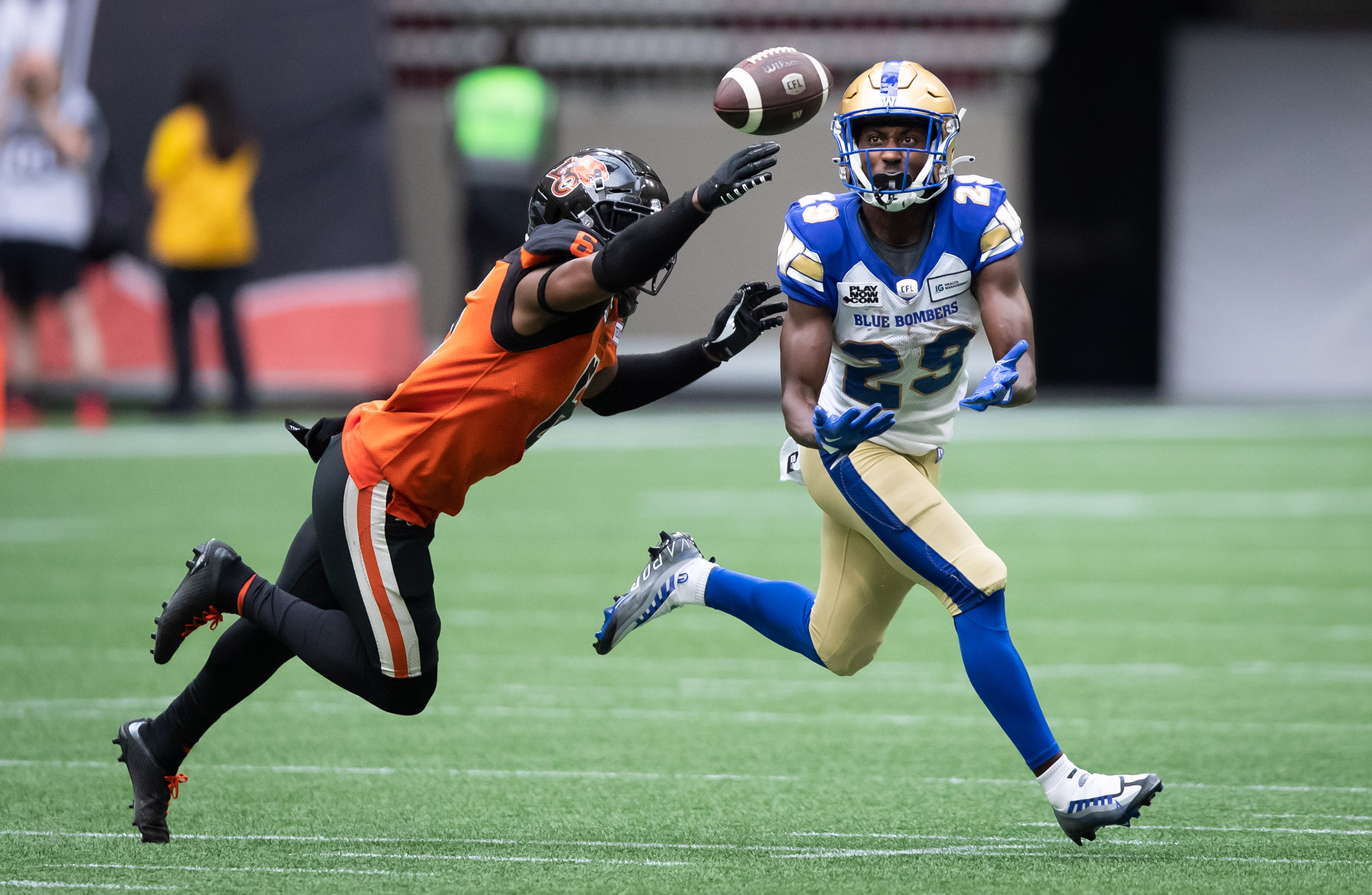 What time is the Blue Bombers vs. Lions playoff game today