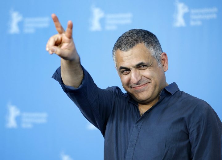 Director Mani Haghighi poses for the photographers during a photo call for the film 'A Dragon Arrives!' at the 2016 Berlinale Film Festival in Berlin, Germany, Friday, Feb. 19, 2016. 