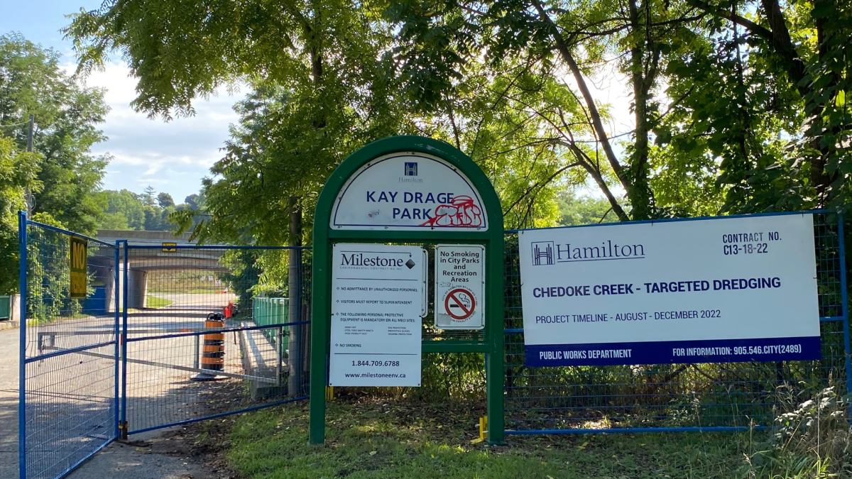 A dispute between an Indigenous group and the City of Hamilton has stalled plans for targeted dredging in Chedoke Creek.