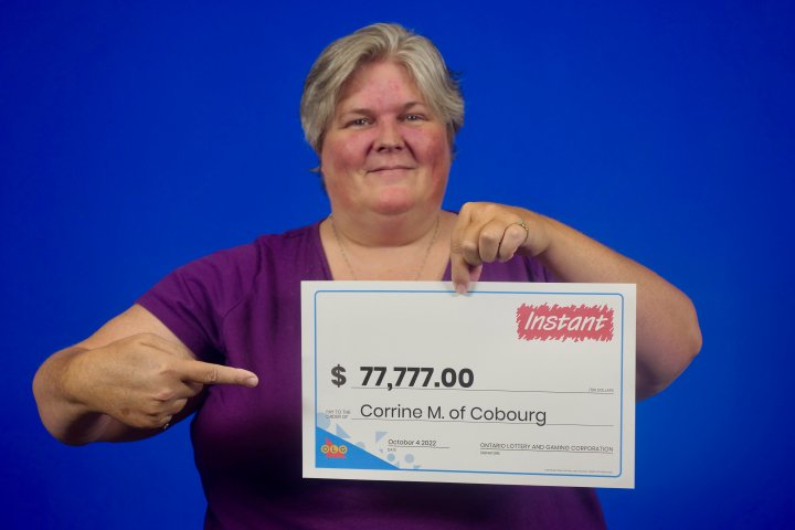 Cobourg mother of 5 celebrates $77,777 lottery win: OLG