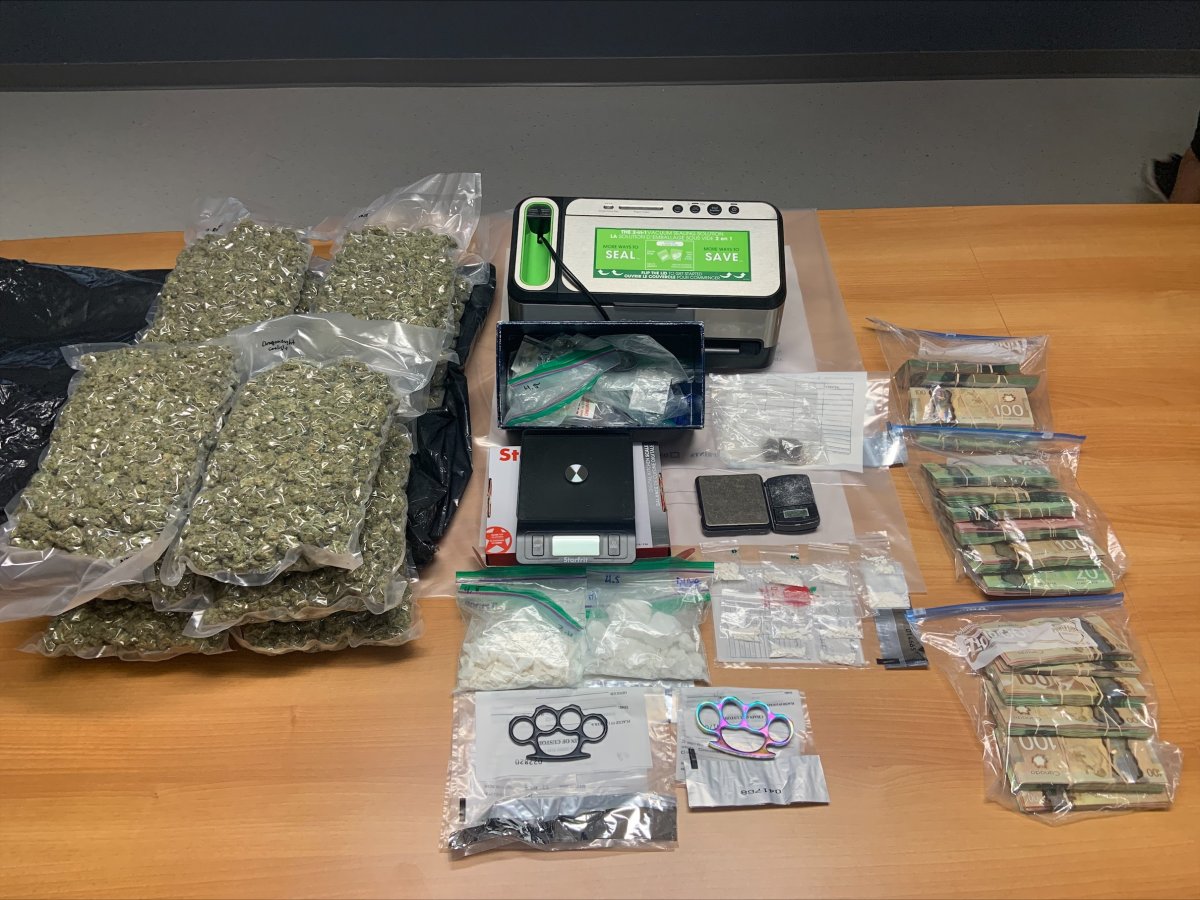 Guelph police drug enforcement unit seized cash, drugs, weapons, and more.