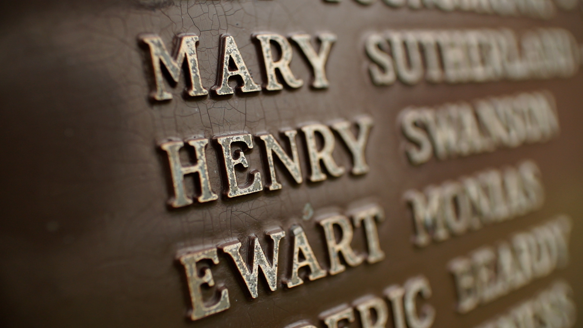 Henry Swanson is one of the 11 names on the cairn at the North Hill Burial Grounds.