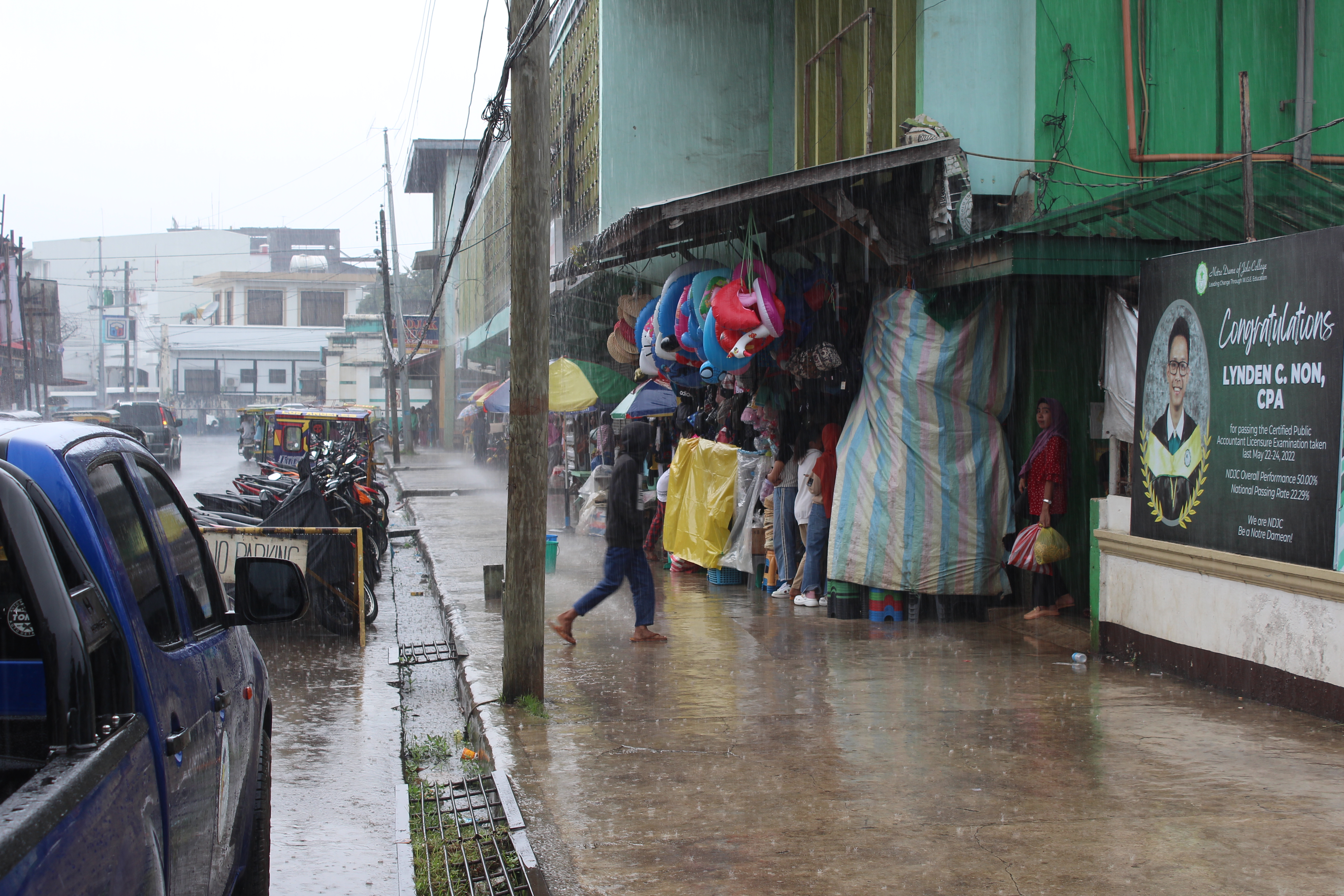 Street in Jolo where Abu Sayyaf dumped remains of Canadian kidnap victim.