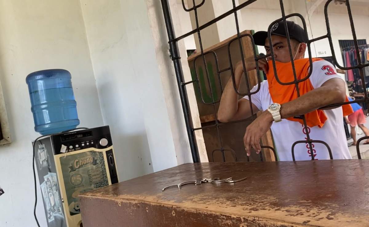 Abu Sayyaf member Ben Tattoo, at Sulu Provincial Jail, Jolo city, Philippines, Oct. 4, 2022.